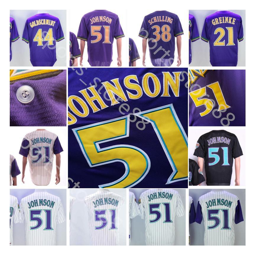

Custom Baseball Jersey Retro S-4XL Diamondbacks Men Women Youth Arizona 51 Randy Johnson 38 Curt Schilling 21 greinke 44 Paul Goldschmidt Jersey 05, Colour