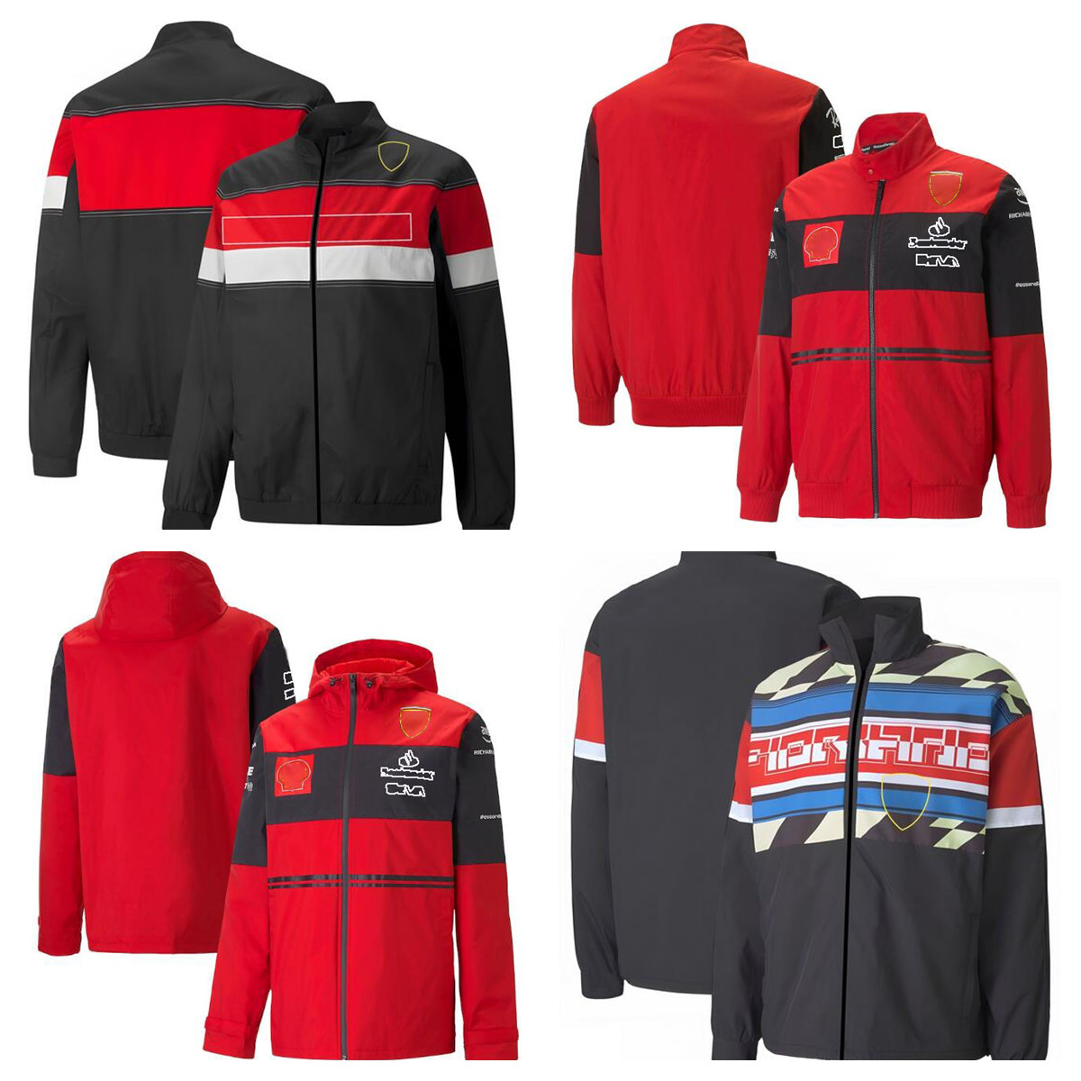 

2022 new F1 racing jersey spring and autumn team windbreaker with the same customization