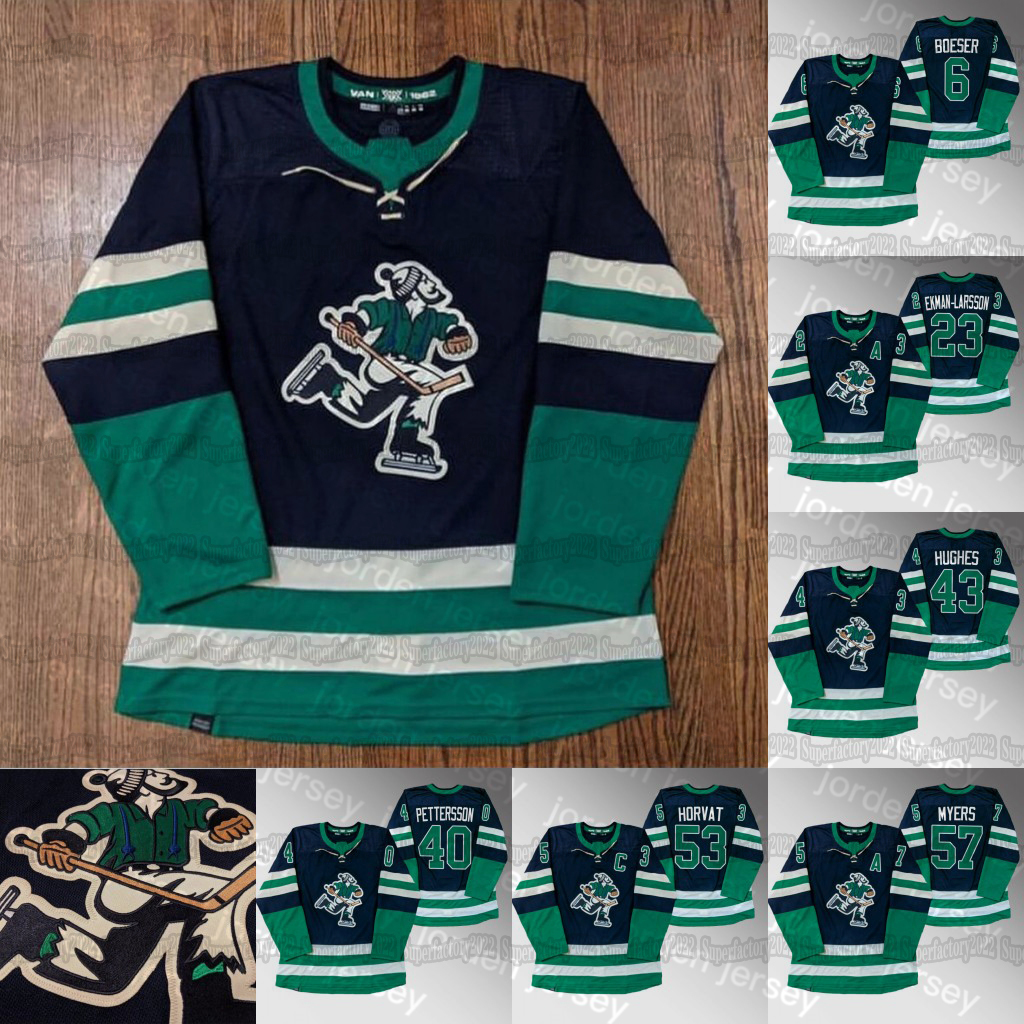 

NEW Hockey Jerseys Vancouver 2022-23 Reverse Retro Jersey Canucks Bo Horvat Elias Pettersson J.T. Miller Oliver Ekman-Larsson Brock Boeser N, Men s-xxxl
