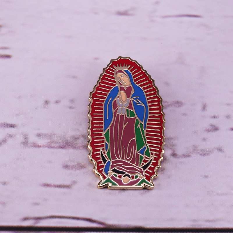 

Other Fashion Accessories Our Lady of Guadalupe pin Badge holy religious badge Catholic gift