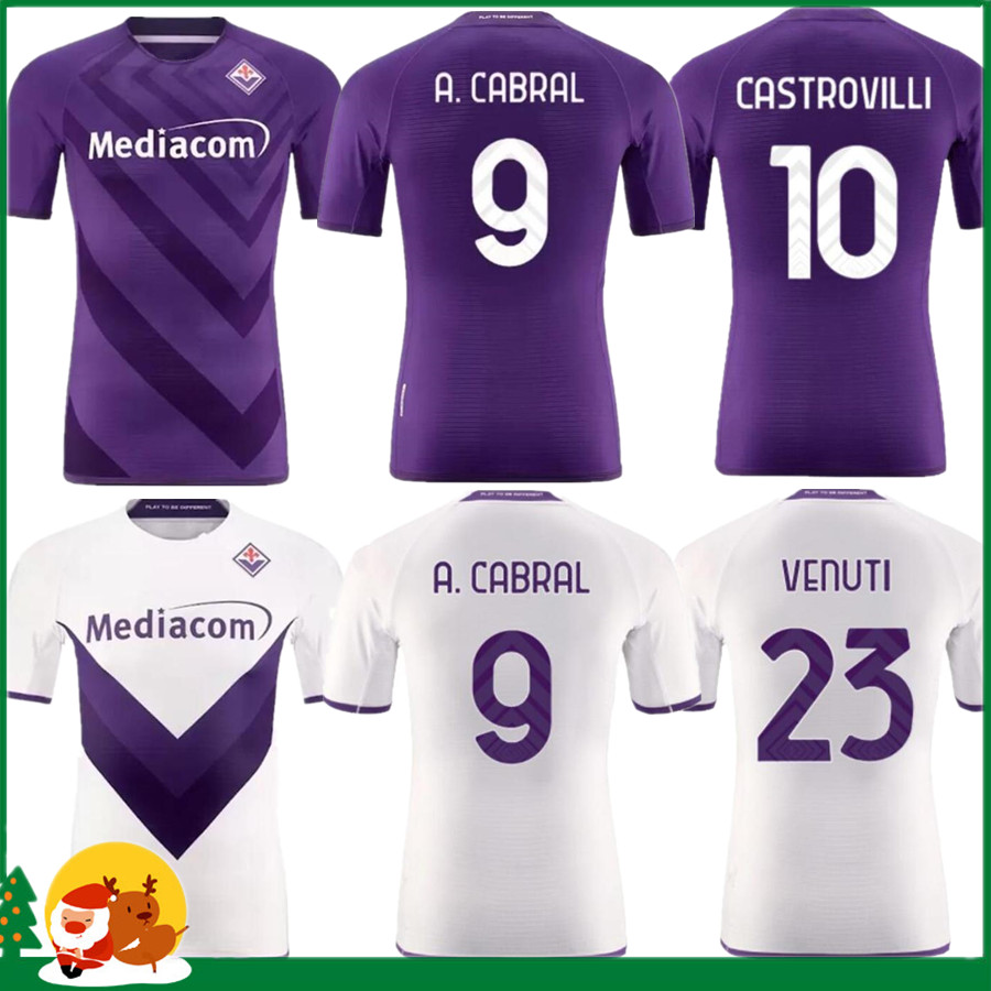 

22 23 Fiorentina soccer jerseys 2022 2023 CALLEJON ERICK Florence jersey MALCUIT VLAHOVIC Milenkovic C.Kouame CHIESA Men full sets football shirts, 2022 home