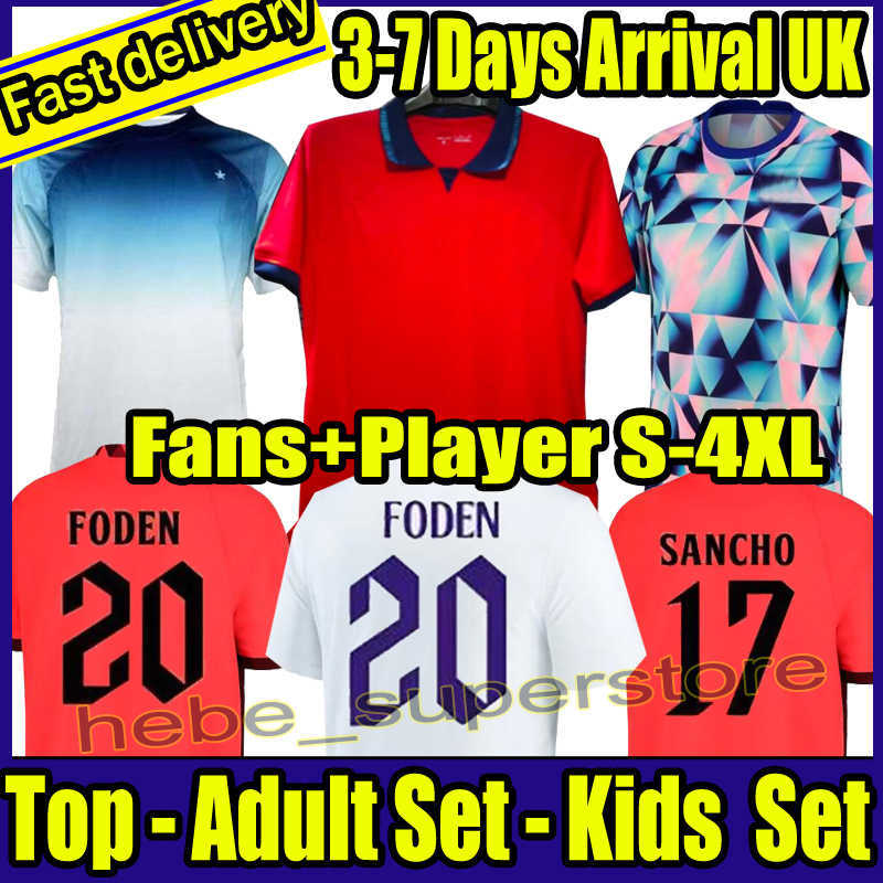 

4XL Soccer Jersey 2023 STERLING MOUNT SAKA COADY National Team Football Shirts Men, World cpu-away-player