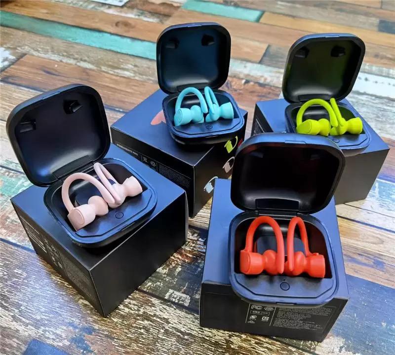 

Bluetooth Earphones Wireless Headsets Sport Ear Hook Hifi Earbuds With Charger Box Power Display Power Pro, Sky blue