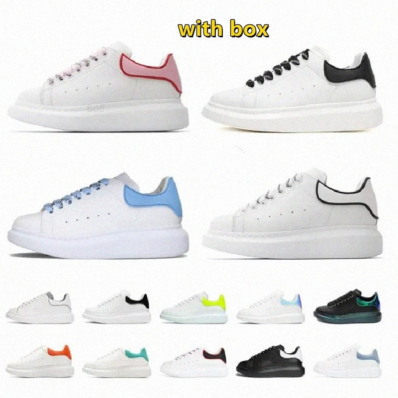 

Casual Shoes Sneakers Suede Trainers Jogging Walking Shoe Leather Lace Up Luxury White Black Veet Men Women Mc Queen Alexandit6R mc