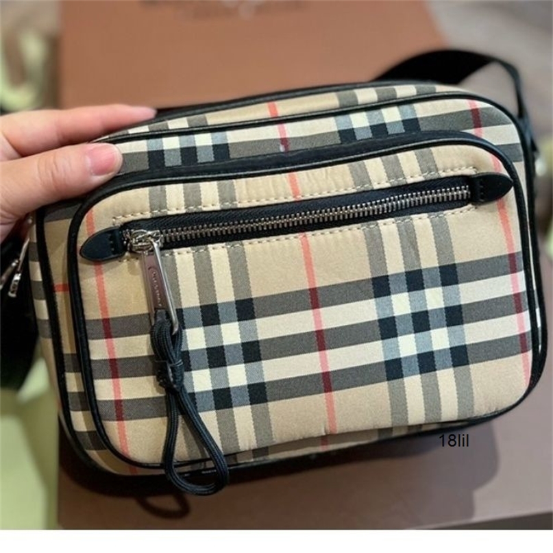 

Designer Luxury Burbrerity Bags For Women High Quality Brown Crossbody Handbags Vintage Burbrery Leather Wallet Paris Plaid The Totes Bag Fashion Purses A0G4, Red