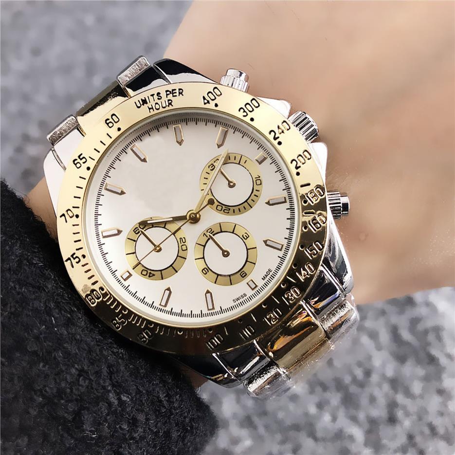 

Fashion Wrist watch Brand Women's Men's style metal steel band quartz watches X51208c, Gold