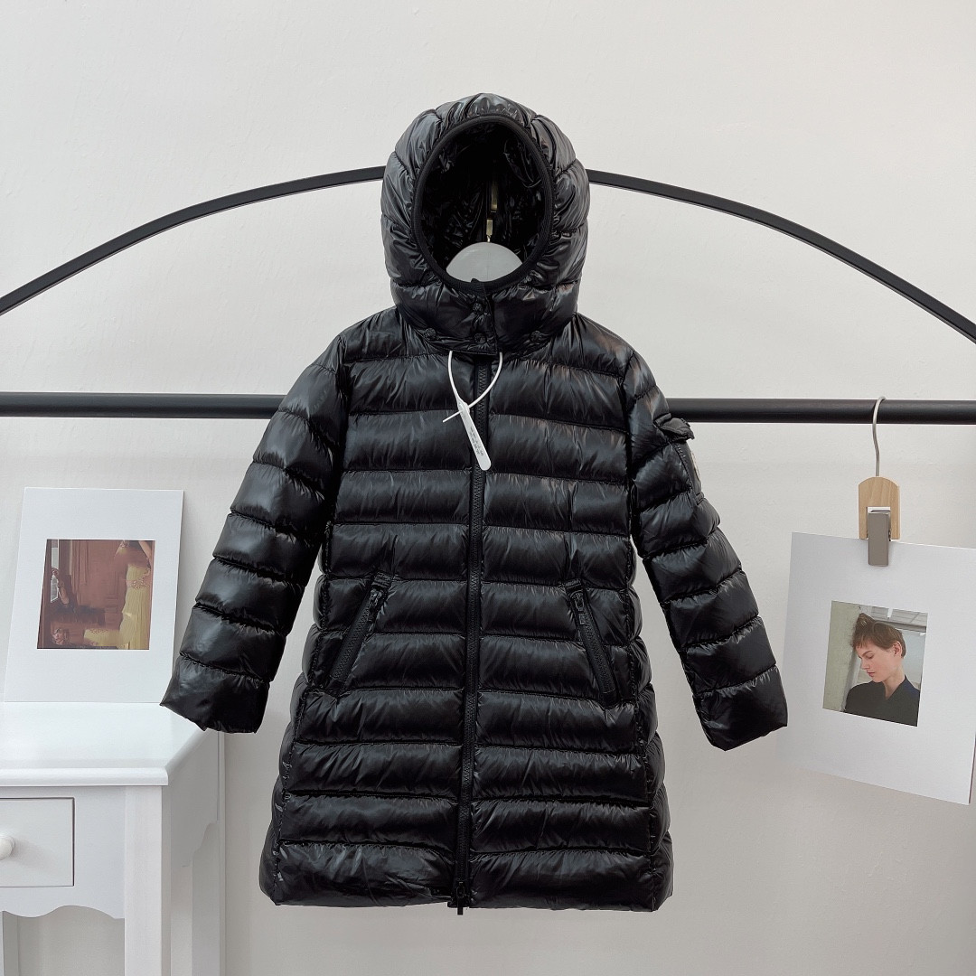 Baby Designer Coat Kids Coats Hooded Winter Jacket Long A-shaped Zipper Thick Warm Outwear Clothing Boys Girls Outerwear Jackets-image-802113047
