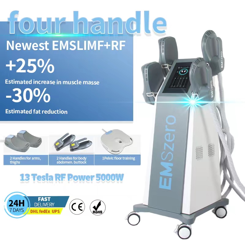 

DLS-EMSLIM RF Equipment The New Neo 13 Tesla hi-emt Machine with 4 pcs Handles With Pelvic Stimulation Pads Optional EMSzero