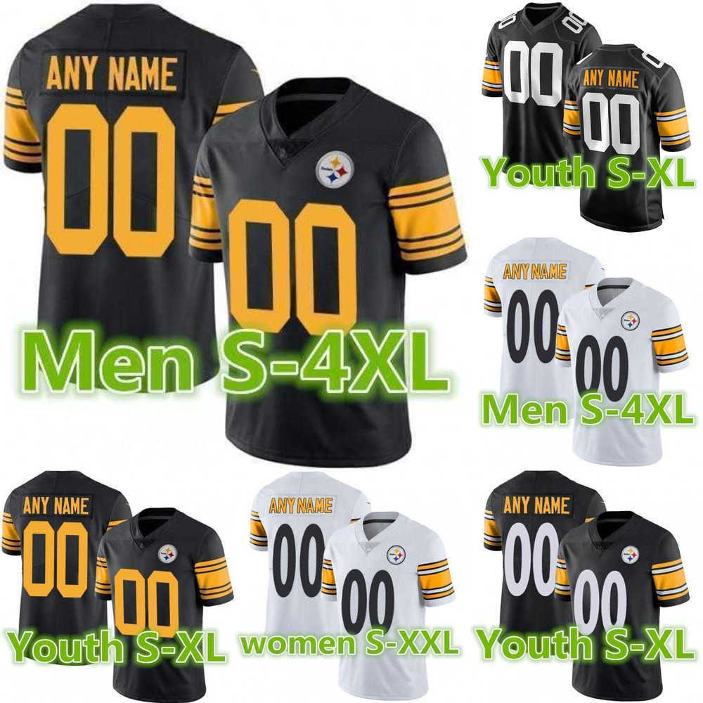 

8 Kenny Pickett Jersey Custom Pittsburgh''Steelers''men 10 Mitchell Trubisky 22 Najee Harris 39 Minkah Fitzpatrick 90 T.J. Watt Football Jerseys, Color