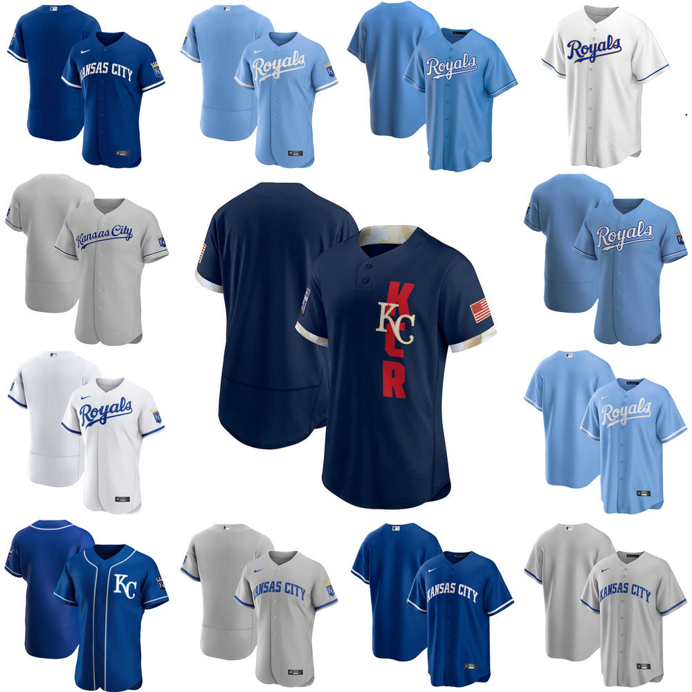 

Custom Jersey Mens women Youth Kansas''City''Royals''50 Kris Bubic 17 Hunter Dozier 36 Cam Gallagher 19 Kelvin Gutierrez Baseball Jerseys, Color