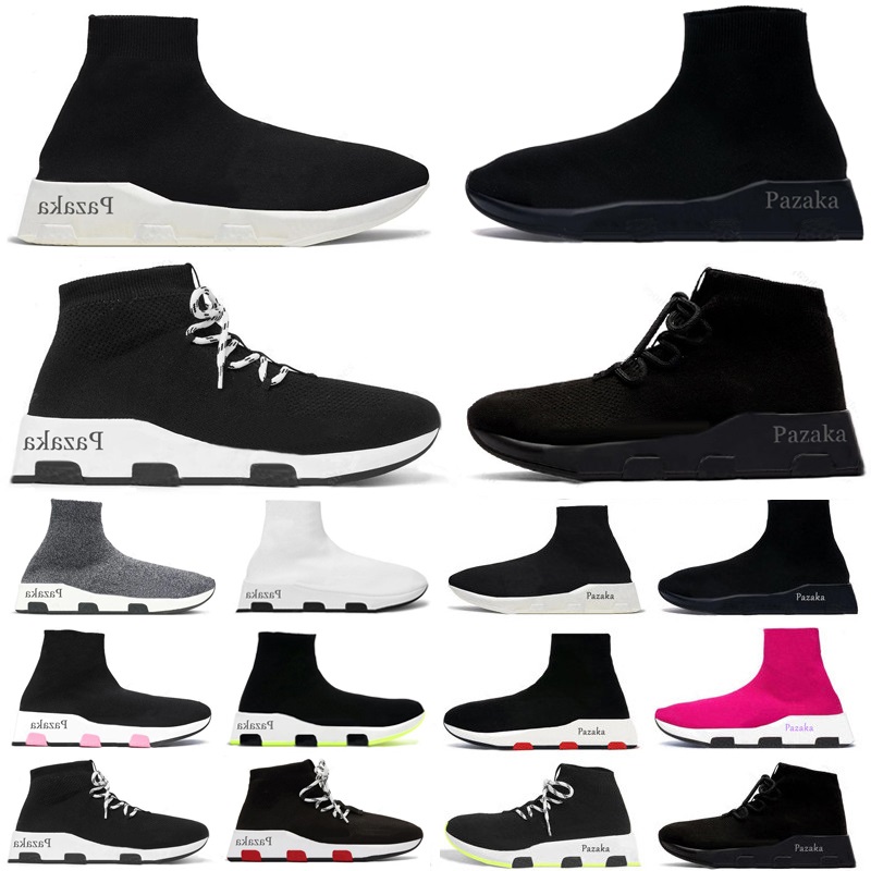 

Sock Casual Shoes Men Women Designer Sneaker Knit Mesh Fashion Triple Black White Red Green Neno Oreo Red Yellow Graffiti Dark Navy Mens Trainers Sports Sneakers, Color#17