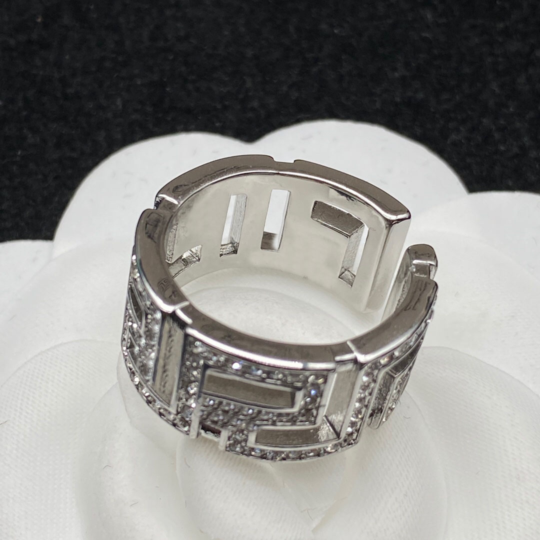 

Fashion designer CZ rings bague anillos for mens and women engagement wedding jewelry lover gift with box NRJ