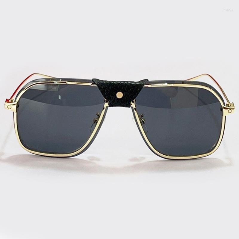 

Sunglasses Square All-Match Women Men Brand Designer Alloy Frame UV400 Protection Eyewear Feminino