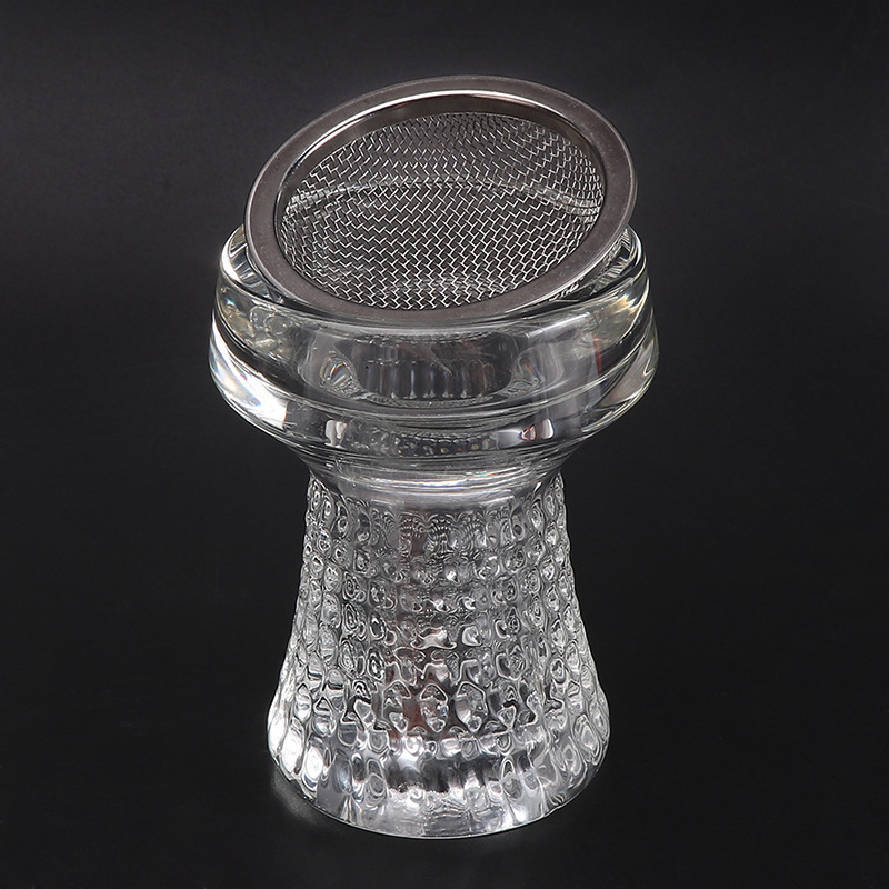 

Smoking Glass Tobacco Head Crystal Phunnel Shape SHISHA SIEVE Hookah Accessories