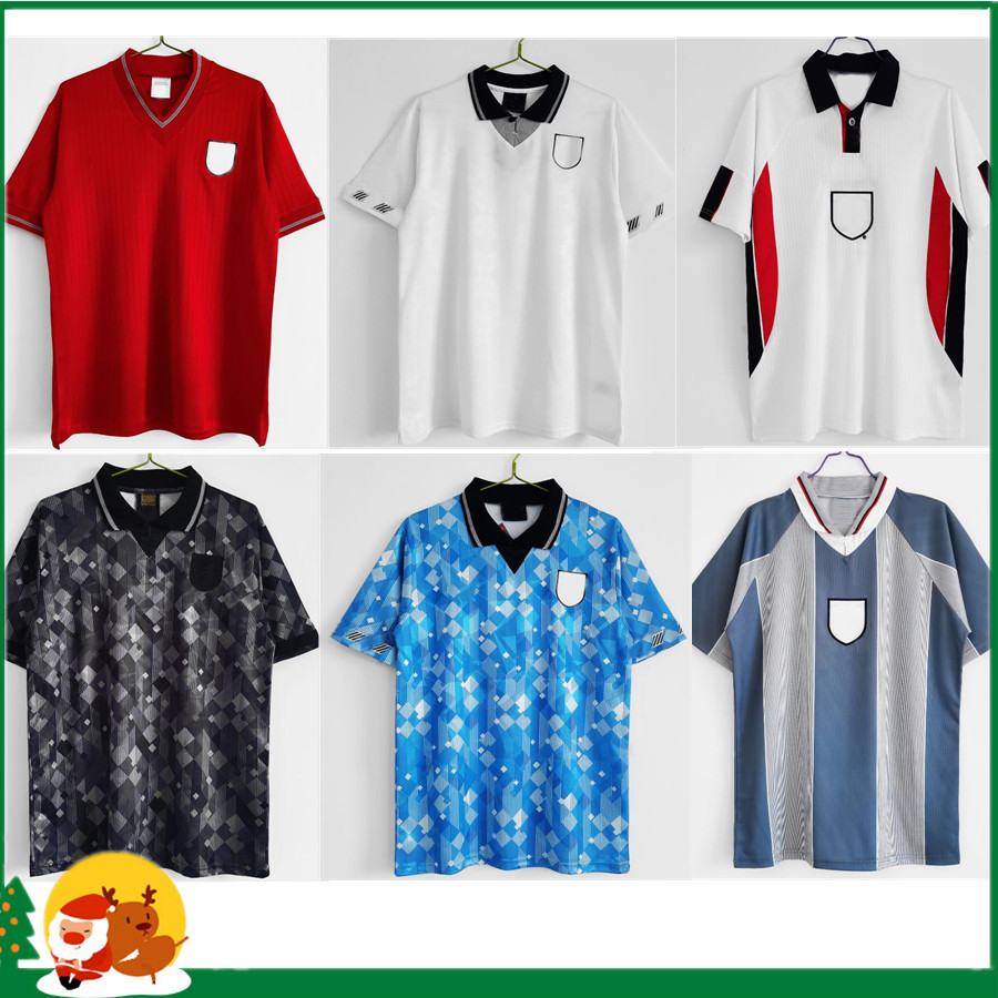 

retro 1996 1998 1990 BECKHAM soccer jersey ROONEY ENGlANDS national football shirt, Retro 1998