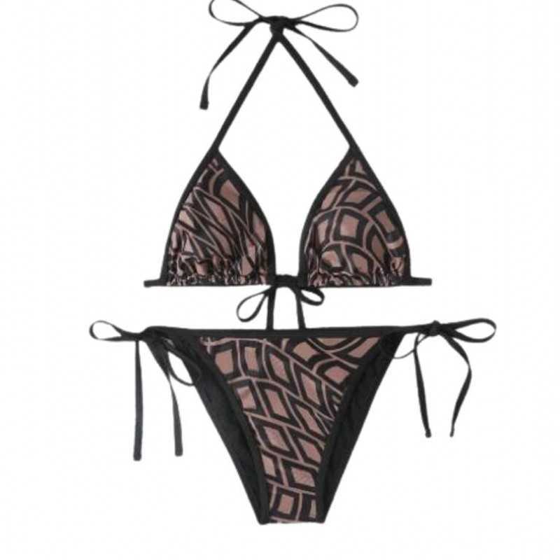 

Bikini Womens Split Swimwear Letter Print Women Bathing Suit Textile Sexy Bandage Ladies Swimsuit Bikinis, Shipping fees