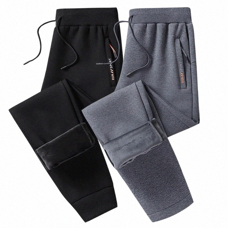 Men's Pants men's Pants Winter Thick Warm Fleece Sweatpants Men Joggers Sportswear Casual Track Plus Size 6XL 7XL 8XL 57Kc#-image-801996612