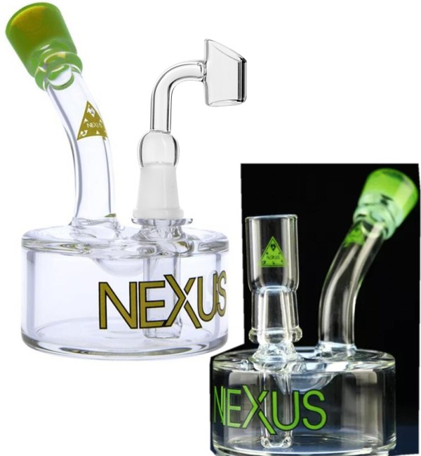 

Heady Mini Smoking Accessories Hookahs Water Pipes Smoking Glass Bongs Fab Recycler Oil Rig 14mm Very smooth