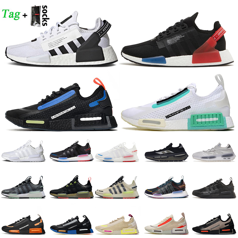 2022 NMD R1 v2 v3 chaussures de course OG pour femmes masculines nmds1 nmds édition 1 blanc noyau noir gris métallique or argent or paris camou