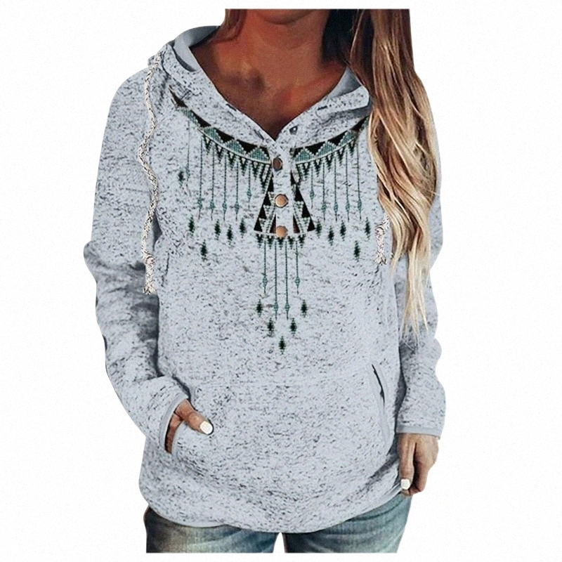 Women's Hoodies & Sweatshirts women's Hoodies & Sweatshirts Pullover Tops Button Down Long Sleeve With Pocket Harajuku Streetwear Daily-image-801941273