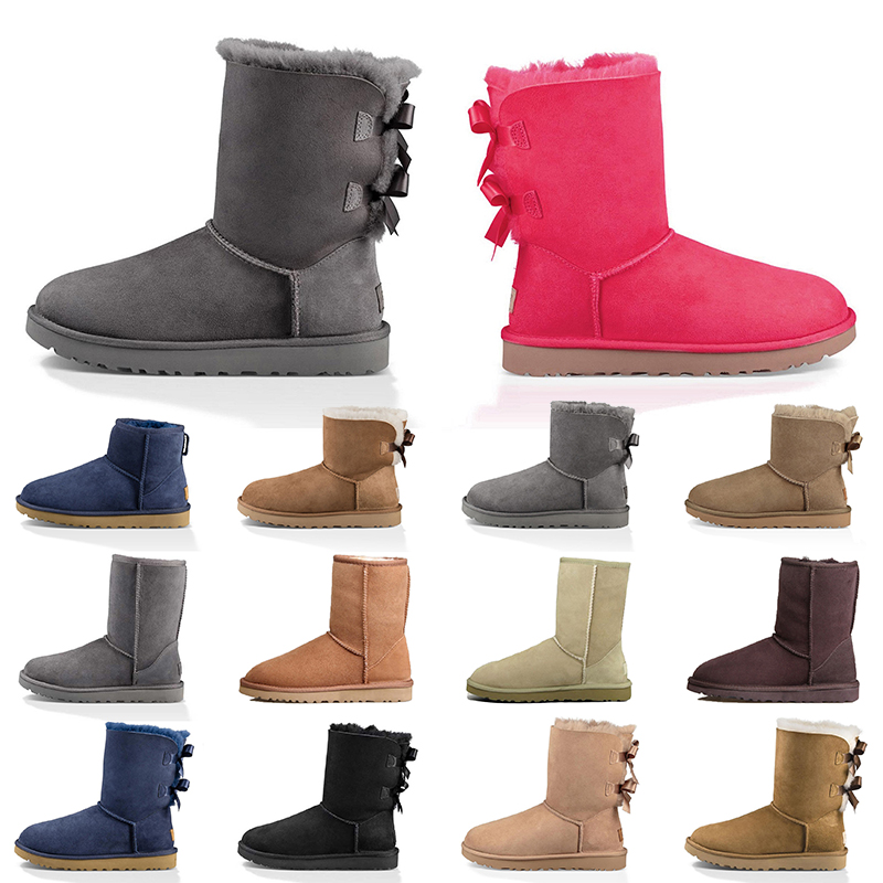 

Grey Pink Luxury Fashion Women Designer Boots Shoes Black Chestnut Australians Booties Outdoor Snow Witner Ankle Boot Fur Leather Woman Girls Platform Sneakers, A11