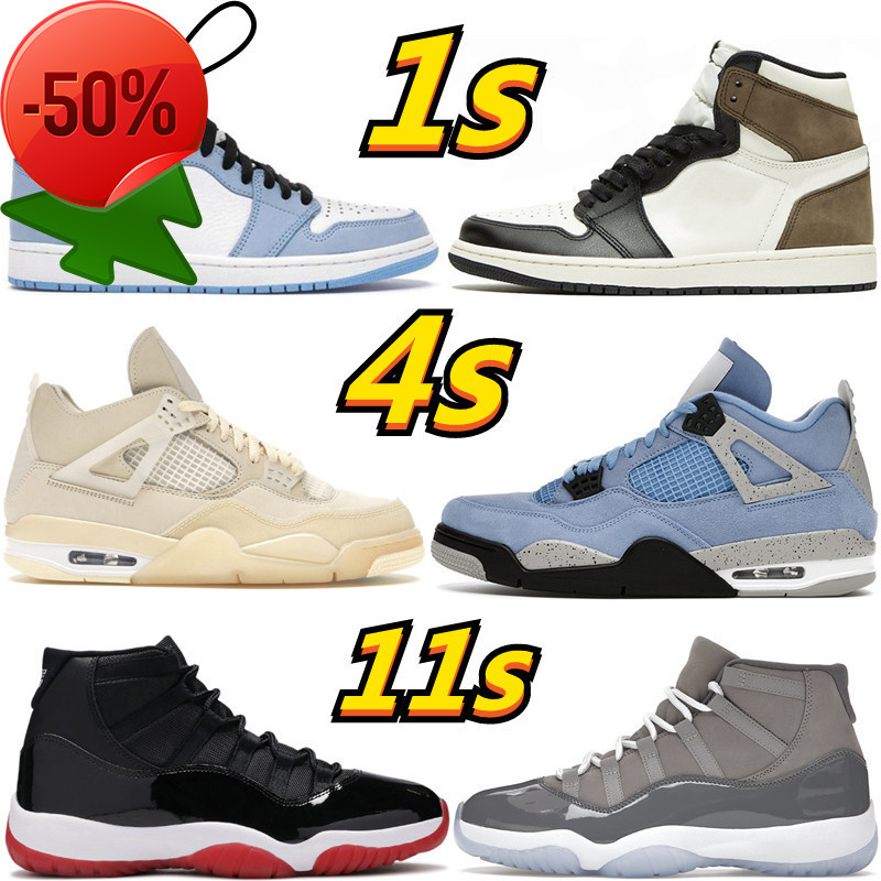 

Running Shoes 2022 Men Women Basketball Shoes 1 1s University Blue 4 4s Red Thunder 11 11s Cool Grey Dark Mocha Bred Black Cat Designer Sneakers 16NR 16NR, 15