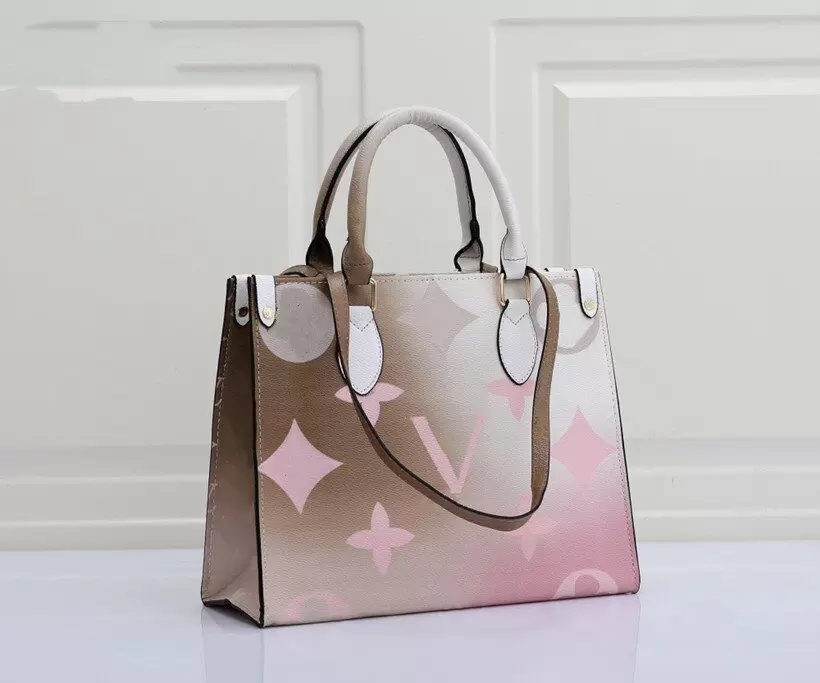 

designer Bags Onthego Tote Bag Sunrise Pastel Monograms Handlebag Luxury Handbag Women Designers CrossBody trapstar bag