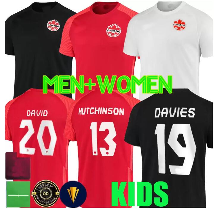 

21 22 Canada Soccer Jerseys DAVIES DAVID Osorio MEN WOMAN 2021 2022 home men kids national team EUSTAQUIO HUTCHINSON CAVALLINI LARIN HOILETT football shirt BUCHANAN