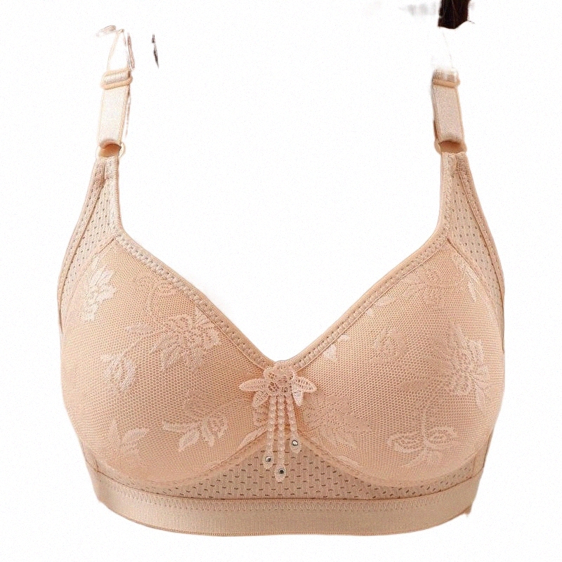 Bras bras Women Seamless Push Up Bra Plus Size Sexy Lace Brassiere Wireless Gathered Bralette With Pad Lingerie K3ku#-image-802000268