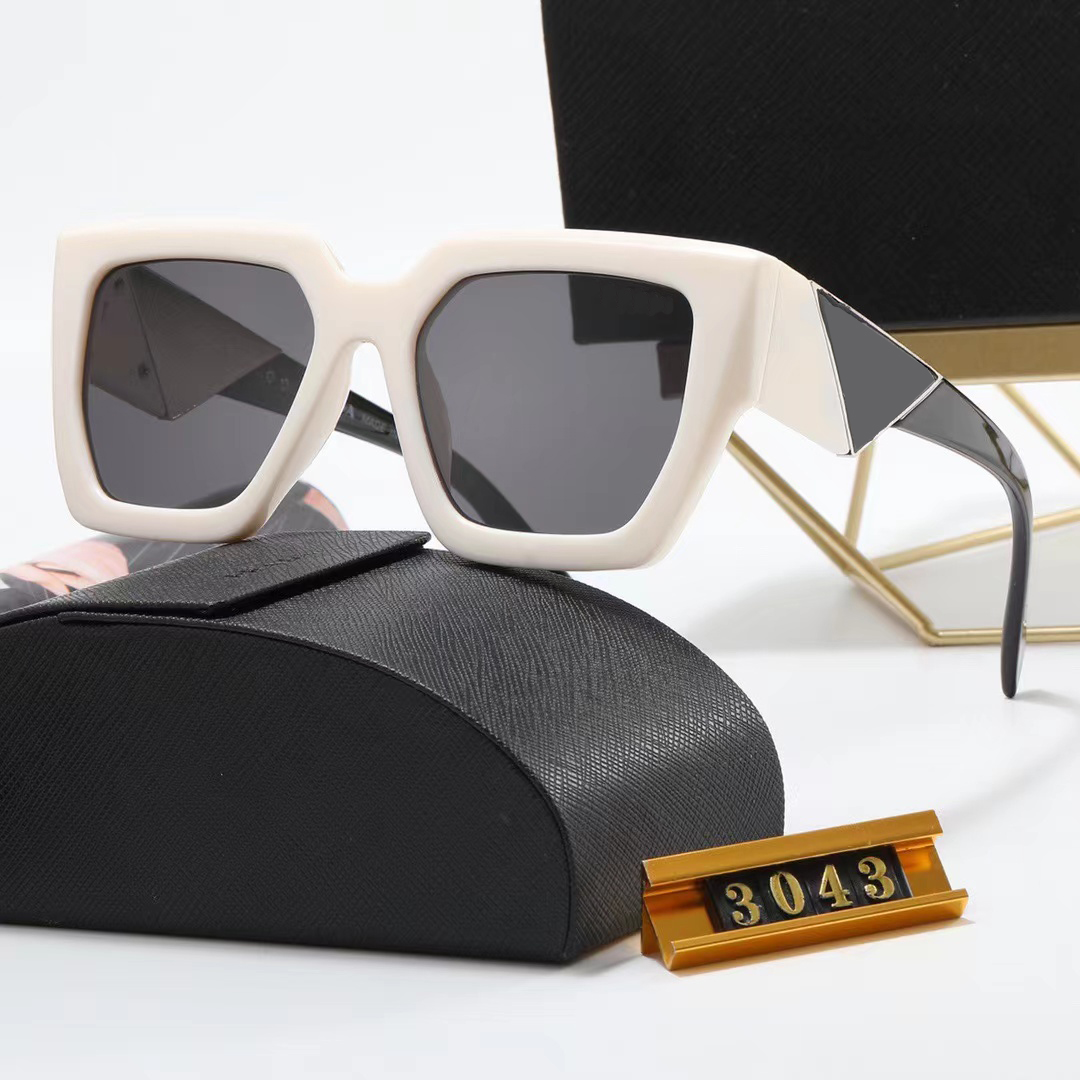 

Fashion Classic design Luxury brand Sunglasses square For Men Women oval Sun Glasses Gradient lens UV400 Eyewear 3043 WITH BOX CASE