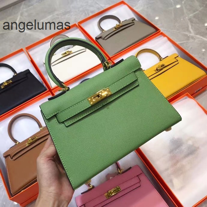 

Fashion Bags Hermee Designer Second Generation Bag Leather Women's Mini One Shoulder Kellies Handbag Keliy 1 6cc1kellys Izkh, Golden brown 22