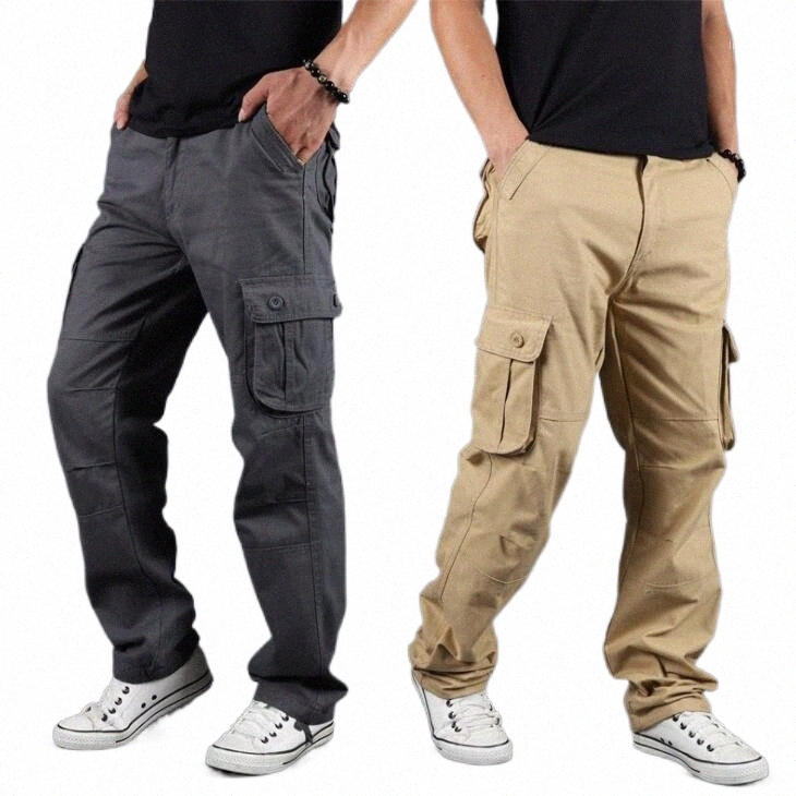 Pantalon masculin pantalon masculin hip hop multiples multiples hommes longs street danse des pantalons de style militaire de grande taille j5bk