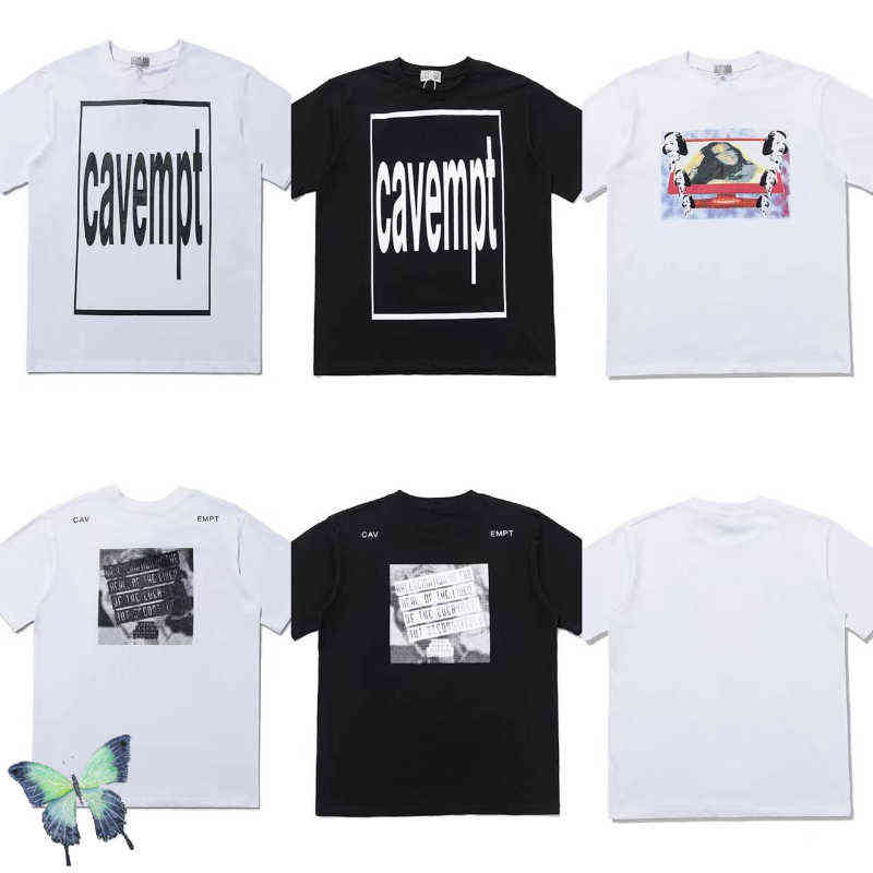 

Men' T-Shirts CAV EMPT T-shirt Ready To Ship Stock Unisex Black White Cavempt Ce T Shirt T220909, 7969hei