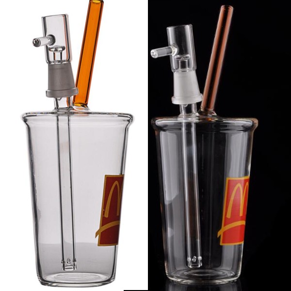 

Heady Shisha Hookahs Glass Oil Dab Rigs MC Cup Design Thick Beaker Bong Water Pipes With 14mm smoking tools