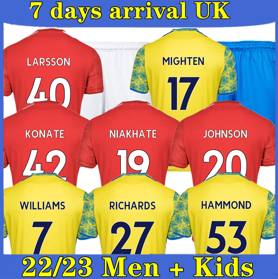

22 23 LINGARD Soccer Jerseys GRABBAN Johnson SURRIDGE Awoniyi McKENNA DAVIS Zinckernagel Football Shirts men, 22/23 away