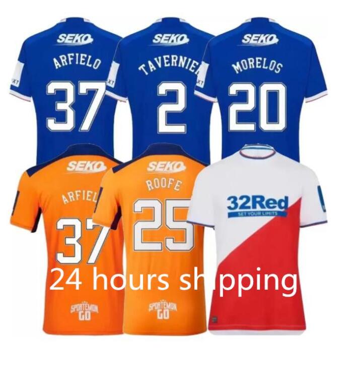 

2022 2023 Rangers fc Soccer Jerseys Glasgow Legends home away 21 22 23 DEFOE HAGI BARKER KENT TAVERNIER third Football Shirts, 22/23 away