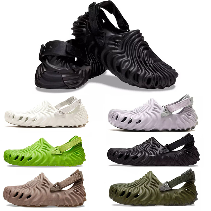 

New Slippers sandals Polle Clogs Salehe Benmbury Stratus Crocodile Cucumber Menemsha Urchin Shoes Female Male Summer slide designer Sandalias Mujer slippers, Lightgreen