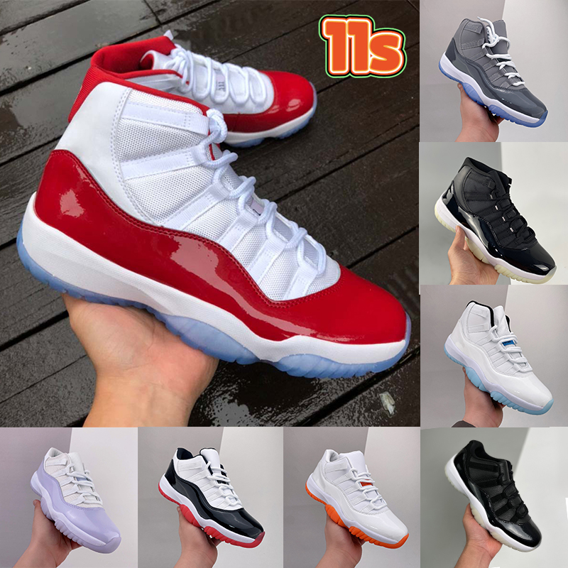 

Cherry Cool grey 11 11s mens basketball shoes Animal Instinct 25th Anniversary midnight navy pure violet Concord Bred low 72-10 pantone men women sneakers trainers, Shoe box