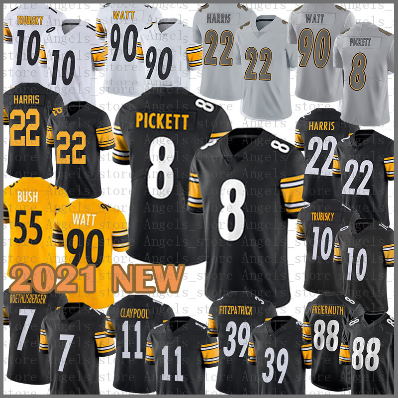 

Chris Boswell Football Jersey Kenny Pickett Najee Harris T.J. Watt Mitchell Trubisky Pat Freiermuth Minkah Fitzpatrick Pittsburgh Steelers George Pickens Bush, Mens-gr