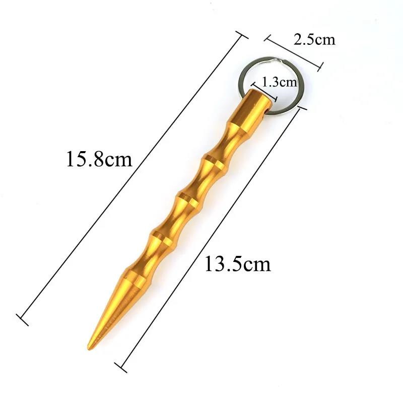 

Self-defense Keychain Tactical pen knife Women Pen Cuban Rattan Aluminum Pointed Cool Stick