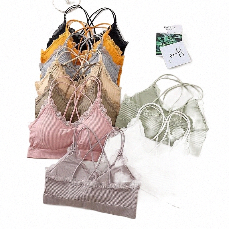 Bras bras Bra For Women Offers Thread Beauty Back Wrapped Chest Female Strapless Together With Sexy Lace Underwear No Rims n6xH#-image-802000349