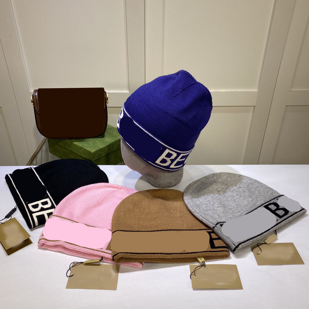 Fashion designer beanie skull caps luxury letter printed men beanies cashmere warm windproof baseball cap multi colors hats men women street styl
