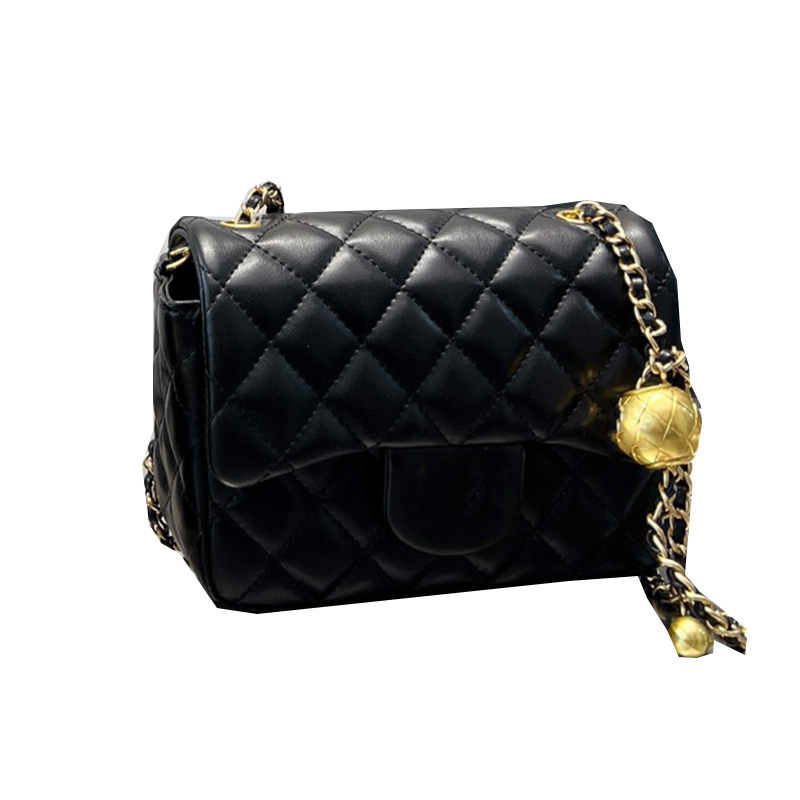 

Womens Lambskin Crush Gold Ball Quilted Bags Classic Mini Flap Sqaure Purse GHW Crossbody Shoulder Outdoor Sacoche Luxury Designer Pouch Purse Handbags 17CM/20cm, Box
