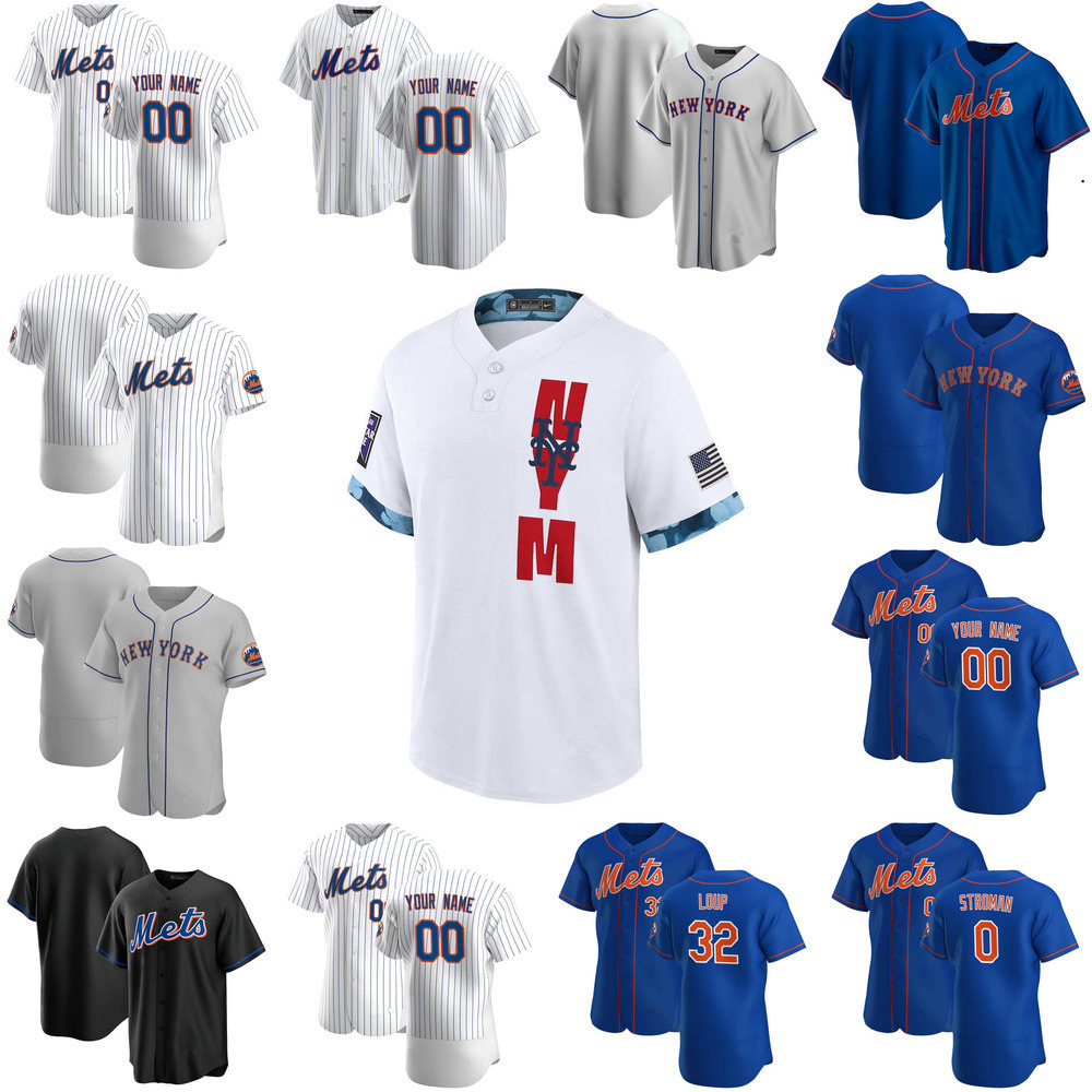 

Custom Jersey Mens women Youth New York''Mets''0 Marcus Stroman 1 Jonathan Villar 32 Aaron Loup 99 Taijuan Walker Baseball Jerseys, Color