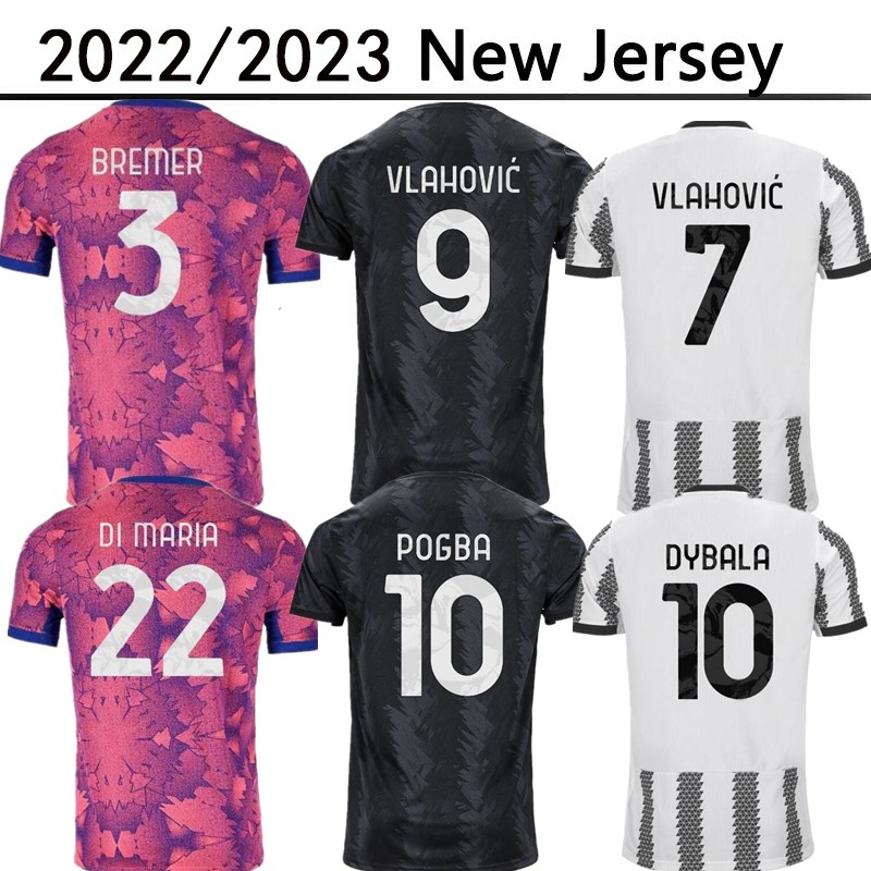 

22 23 DI MARIA soccer jersey CHIESA VLAHOVIC 2022 2023 football shirt set LOCATELLI MORATA DE LIGT KEAN Fans player version Men Kids kit uniform
