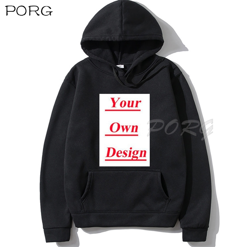 

Men' Hoodies Sweatshirts Custom Hoodies Black White Pink Red Grey Navy Blue Hoodie Streetwear Winter Mens Hoodies Unisex Hoodie Polyester Own Pattern 220913, Wh-custom