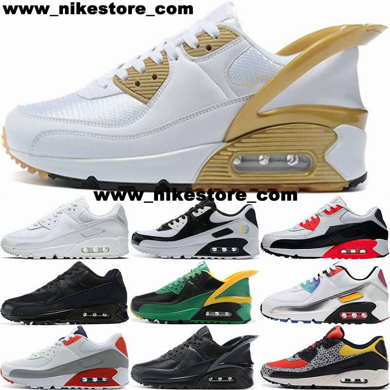 

Trainers 90 Flyease US12 Shoes Mens Air Size 12 Sneakers AirMax90 Runnings Casual Max Scarpe Us 12 Women Eur 46 Sports Yellow Gray Red Green 7438 White Kid Black Big Size