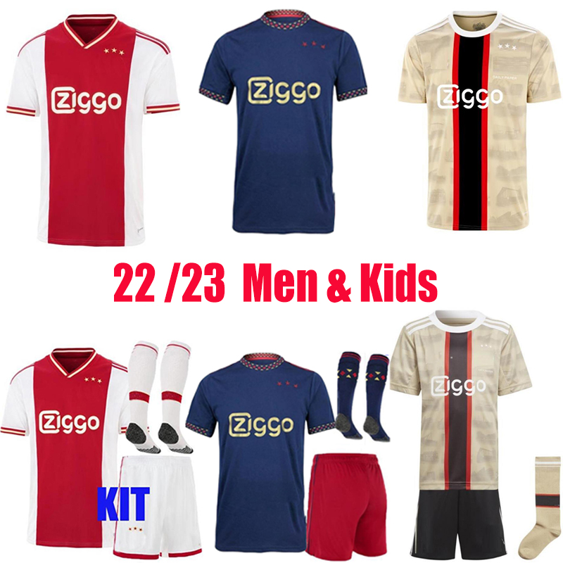 

2022 2023 BERGWIJN TADIC soccer jersey football shirt BERGHUIS HALLER 22 23 Home Away Third BLIND KLAASSEN GRAVENBERCH ANTONY BASSEY AJaXsmen Adult kids Tops Kits, Away kit