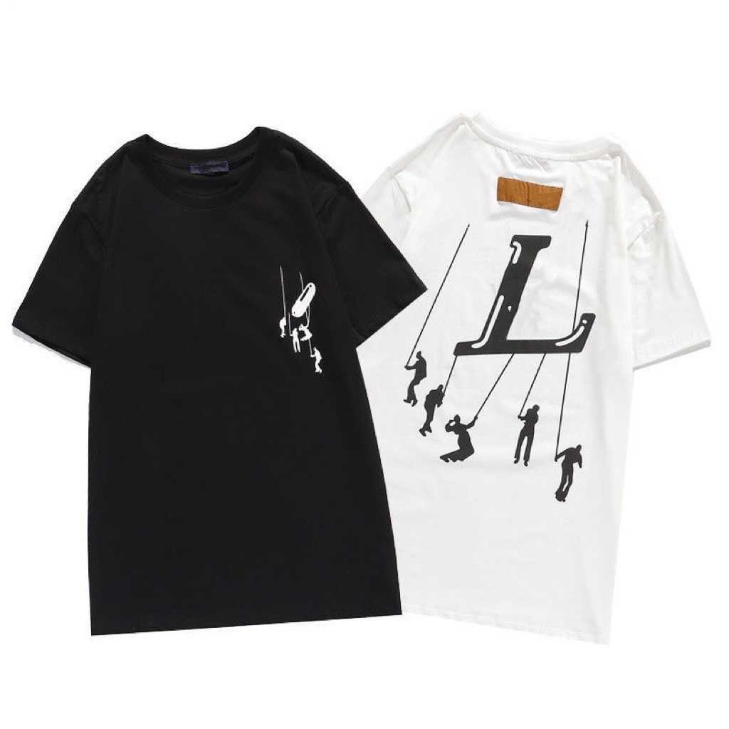 

Fashion Mens Designers T Shirts Summer T Shirt Crane Printing High Quality Hip Hop Men Women Short Sleeve Tees Plus Size s-5xl, Lavender