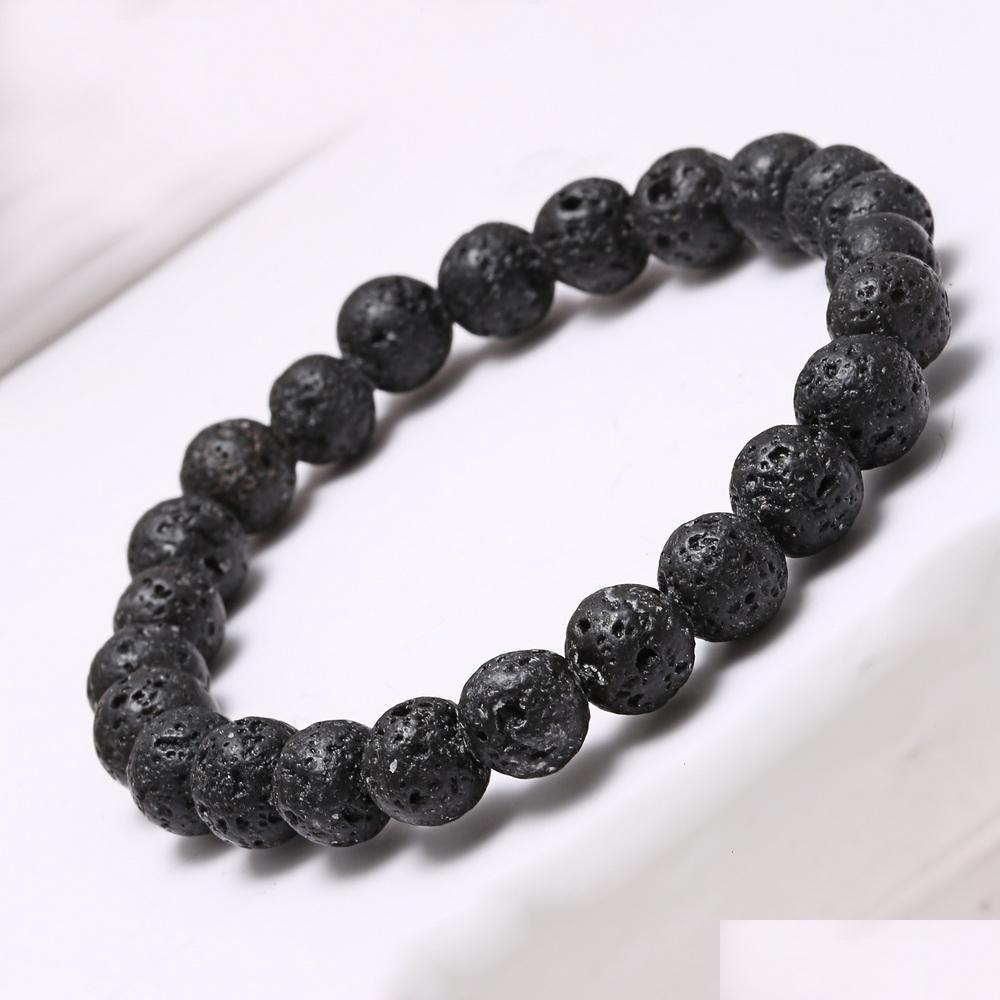 

Charm Bracelets Wholesale Handmade Diffuser Jewelry Anti-Fatigue Lava Natural Stone Charms Bracelets Volcanic Rock Charm Carshop2006 Dhcrv